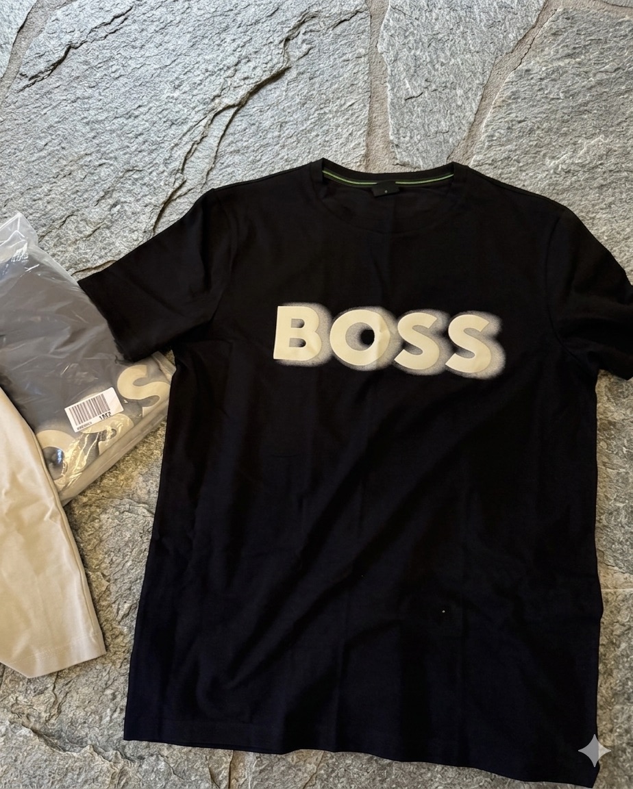 Tee Shirt BOSS Taille S NOIR